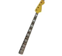 Guitar neck fretboard Canadian Maple Guitar Neck Rosewood Fingerboard Yellow Paint Single Rocker 20 Frets 34-inch Headstock Accessories