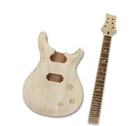 Guitar neck fretboard Single-crank Electric Guitar Assembly DIY 6-string Full Set Electric Guitar 22-fret Student Instrument Guitar Modification