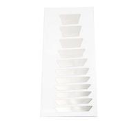 Guitar Neck Fretboard Stickers Trapezoid Inlay Stickers Guitar Stickers Decals For Bass Acoustic Electric Guitar