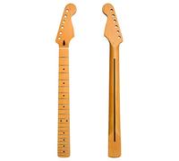 Guitar Neck, Guitar Accessory,Electric Guitar Neck Replacement 22 Frets Maple Fretboard Guitar Neck Replacement Wood DIY Guitar