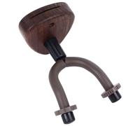 Guitar Neck Hanger, Wall Mount Hook Stand with Wooden Base String Instrument Holder for Bass Banjo Violin (Without Colorful Backlit(350mAh Battery))