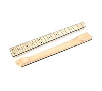 Guitar Neck Headless 25 Fret Maple Wood Smooth Musical Dot Inlay Guitar Fingerboard Neck Solid Replacement Parts