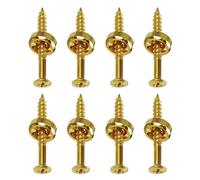 Guitar Neck Mounting Screws Neck Joint Bushings Ferrules & Bolts For Electric Guitar Bass Pack Of 8 Black/Golden/Silver