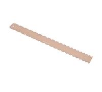 Guitar Neck Notched Straight Edge Luthiers Tool for Guitar Fretboard and Frets (Gold)