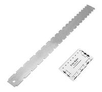 Guitar Neck Notched Straight Edge Luthiers Tool with String Action Ruler Gauge For Gibson For Fender Electric Guitar