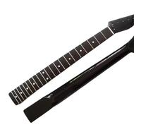 Guitar Neck Replacement 1Pcs 21 Frets Inlay Dots Black Electric Guitar Maple Neck Accessories Parts