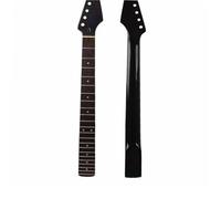 Guitar Neck Replacement 21 22 Frets Rosewood Fretboard Inlay Dots Black Glossy Paint Maple Electric Guitar Neck Parts(21 Frets)