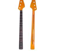 Guitar Neck Replacement 21 Frets Glossy Paint Maple Electric Bass Guitar Neck Rosewood Fingerboard