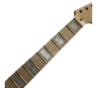 Guitar Neck Replacement 22 Fret 25.5" Maple Fingerboard Inlay Parts
