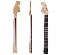 Guitar Neck Replacement 22 Fret 6 String Left Hand Neck Maple Rosewood Fingerboard Electric Guitar Modification Accessories(Rosewood)