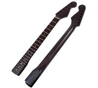 Guitar Neck Replacement 22 Fret Matte Wenge Neck With Green Shell Sound Point Suitable For ST Guitar DIY Accessories
