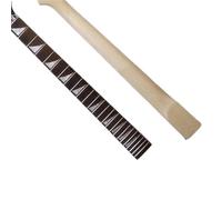 Guitar Neck Replacement 24 Frets Electric Guitar Maple Neck With Strings Lock DIY Musical Instruments Parts