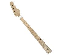 Guitar Neck Replacement 4 Strings Electric Guitar Bass Neck 21 Frets Right Hand Maple Wood DIY Parts Nature