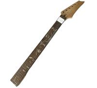 Guitar Neck Replacement 5 Ply Wood Guitar Neck 24 Frets Unfinished No Frets