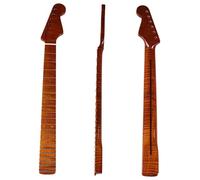 Guitar Neck Replacement 6 String 22 Fret Roasted Maple Glossy Neck Suitable For ST Guitar Accessories(Style2)