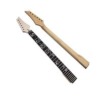 Guitar Neck Replacement 6 String 24 Fret Rosewood Electric Guitar DIY Double Shake Neck With Carved Flowers
