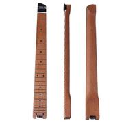 Guitar Neck Replacement Electric Guitar Handle With String Knob Headless Neck 24 Frets DIY Instrument Accessories(Brown 1)