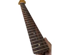 Guitar Neck Replacement Flame Maple Electric Guitar Neck 22 Fret Rosewood Fingerboard Dot Inlay