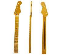 Guitar Neck Replacement Matte Yellow 6 String 22 Fret Maple Neck For ST Electric Guitar DIY Accessories