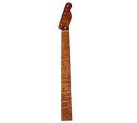 Guitar Neck Replacement Professional 22 Frets Roasted Flame Maple Electric Guitar Neck