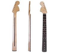 Guitar Neck Replacement The Big Head Left Hand 6 String 22 Fret Matte Neck Is Suitable For ST Electric Guitar Modification DIY(Rosewood)