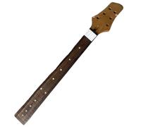 Guitar Neck Replacement Unfinished 6 Strings Electric Guitar Neck Maple Rosewood 22 Frets