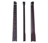 Guitar Neck Replacement Wenge Wood Electric Guitar Neck Headless Part 24 Frets Black 5.6cm Width