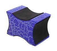 Guitar Neck Rest, Blue Mahogany Guitar Neck Support Pillow, 2 Heights Non Slip String Instrument Luthier Tool, Cracked Pattern Design for Acoustic Electric Guitar Ukulele Banjo Man