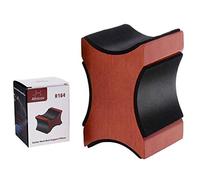 Guitar Neck Rest, Electric Acoustic & Bass Guitar Gupport Pillow for Changing Strings, String Instrument Wooden Neck Craddle, Luthier Repair Setup Tool 3.74x2.48x2.4inch, Burgundy