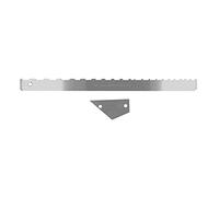 Guitar Neck Ruler Set Notched Straight Edge with Fret Rocker and String Height Gauge Stainless Steel