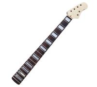 Guitar Neck Section 22 Frets 25.5" Maple Rosewood Fingerboard Inlay Replacement Parts
