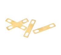 Guitar Neck Shim Set, Brass, 4 Pieces Compact Replacement Tool with 3 Thicknesses - Easy Install, Durable Material, Ideal for Music Instrument Accessories