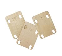 Guitar Neck Washers - Wooden Precise Repair, Repair Washer for Guitar and Bass | For Instrument Makers Musicians Music Enthusiasts Beginners Adults Teaching Studio Travel
