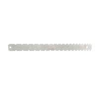Guitar Notched Straight Edge, Luthiers Tool for Guitar Neck, 434mm Aluminum Fretboard Measuring Ruler with Dual Notches for 25.5in and 24.75in, Precision Machined to Less Than 0.02