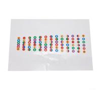 Guitar Note Stickers Visual for fret Markers with Chords Scale Map for Beginner Practice on Classical Acoustic Electric Guitar Neck(Transparent)