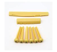 Guitar Nut 1Set 6-String Bridge Pins Classic Guitar Kit Guitars String Pegs With Guitar Bone Bridge Saddle And Nut (Color : 03)
