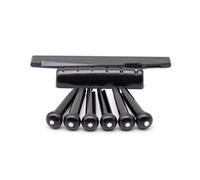 Guitar Nut 1Set 6-String Bridge Pins Classic Guitar Kit Guitars String Pegs With Guitar Bone Bridge Saddle And Nut (Color : 01)