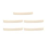 Guitar Nut 5pcs Curved Base Ox Bone Replacement for Guitar | 4 X 0.63x0.34cm Size, Dj37 Model, Suitable for Vintage Instruments and String Support