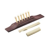 guitar nut 6 Pieces Bridge Pins/Saddle/Nut Dots For Acoustic Guitar - Red + Reddish Brown