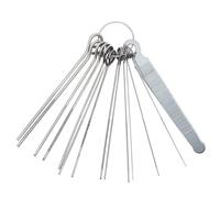 Guitar Nut File Set, 13PCS Metal Guitar Nut File, Professional Handheld Luthier Tool Kit for Bridge Saddle & Adjustment