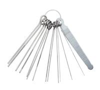 Guitar Nut File Set 13PCS, Metal Guitar Nut File Professional Luthier Tool Kit for Bridge Saddle & Adjustment
