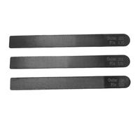 Guitar Nut File Set 3Pcs Metal Guitar Nut Files Fret Crowning Slot Filing Luthier Repairing Tool for Electric, Acoustic, Bass