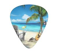 Guitar On The Beach Guitar Picks 12-Pack, Guitars Accessories For Men Women Professional Guitarist, Musicians And Beginner