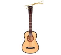 Guitar Ornament Resin Miniature Guitar Hanging Ornaments Exquisite Handmade Decorations Gift for Christmas Birthday Music Lovers 5.9 Inch