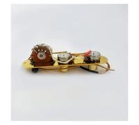 Guitar Parts Harness Electric Guitar Pickups Single Coil Guitar Pickup Apply To TL Guitar Wiring Harness 2pcs 250 Copper Shaft Potentiometer(Gold)