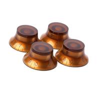 Guitar Parts Modification 1pc Knob Button Bell Shape Guitar Tone Volume Control For LP Guitar Parts Coffee