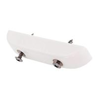 Guitar Parts Replacement 1 Pcs White Plastic Thumb Rest With 2pcs Mounting Screws For All Bass Guitar