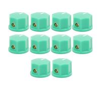 Guitar Parts Replacement 10 Pcs 1/4" Shaft Hole ABS Plastic Pointer Rotary Knob For Guitar AMP Effect Pedal Parts (Color : D)