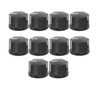 Guitar Parts Replacement 10 Pcs 1/4" Shaft Hole ABS Plastic Pointer Rotary Knob For Guitar AMP Effect Pedal Parts (Color : B)