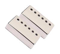 Guitar Parts Replacement 2 Pcs 50mm Pole Spacing 16mm Height Humbucker Guitar Pickup Cover Nickel Plated For For LP Guitar Parts